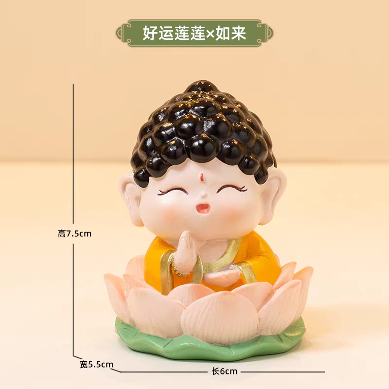 好运莲莲如来摆件